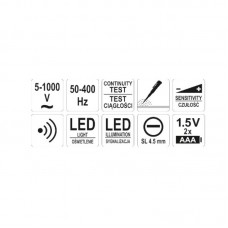 YT-28311 YATO Tester de tensiune cu inductie..